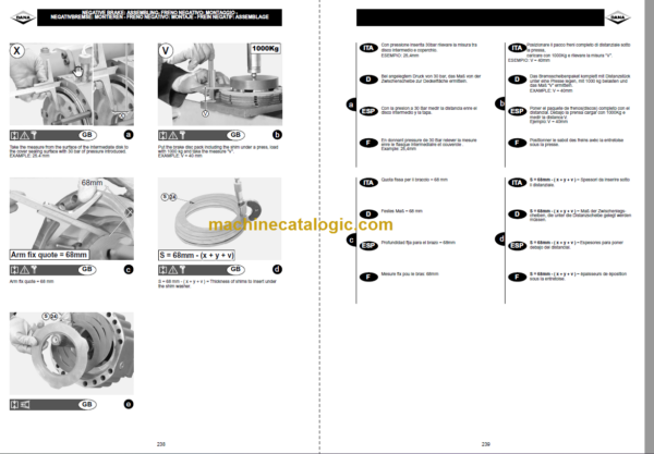 Manitou MRT 1635 MS REPAIR MANUAL FR-EN-ES