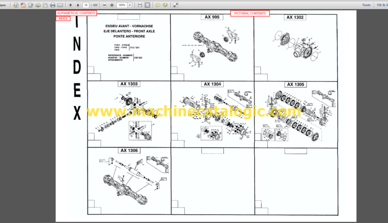 Manitou Parts manual