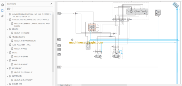 MANITOU MC 25-2 D K ST3A S1 REPAIR MANUAL