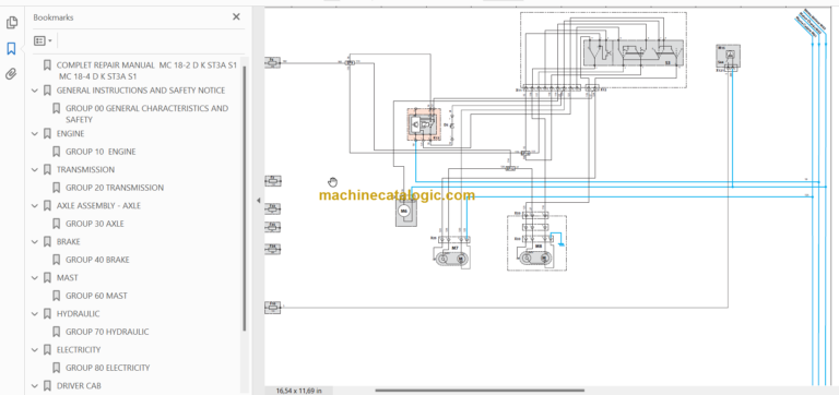 MANITOU MC 25-2 D K ST3A S1 REPAIR MANUAL