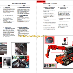 Manitou MRT 2150 M SERIES E-2 SERVICE MANUAL