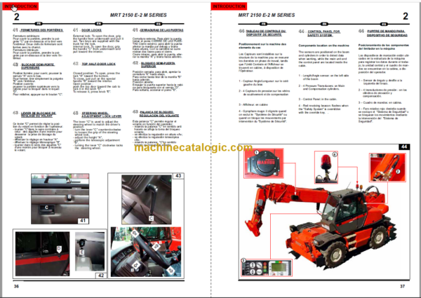 Manitou MRT 2150 M SERIES E-2 SERVICE MANUAL