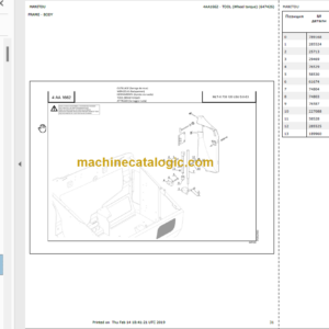 Manitou MLT-X 732 95P ST3A PARTS CATALOGUE