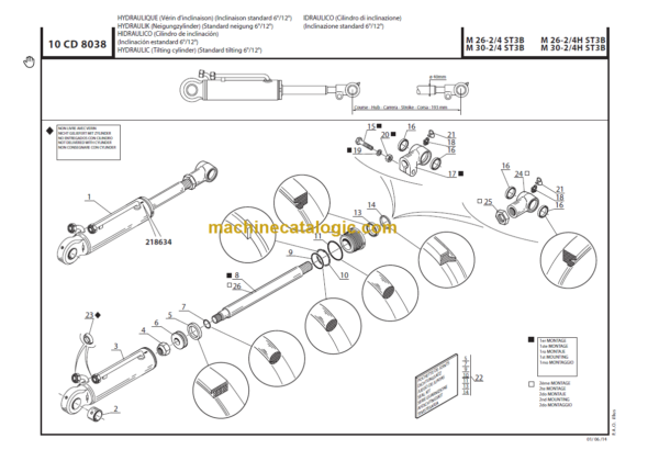 MANITOU M 50-4 + H ST3B PARTS CATALOGUE