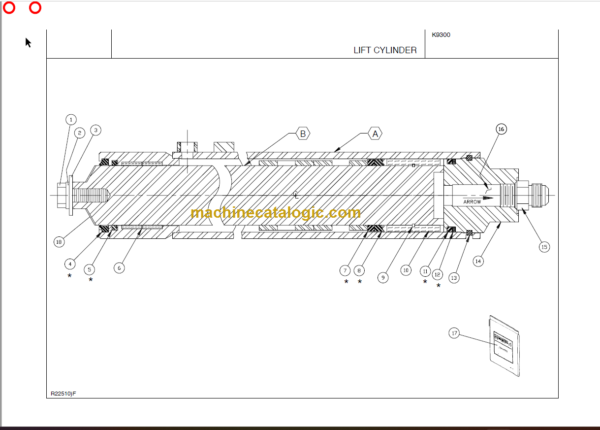 MANITOU 9300 Series Parts Manual