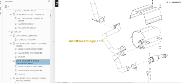 MHT- X 10180 129M ST3A S1 REPAIR MANUAL