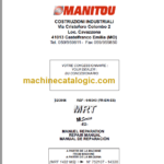 Manitou MRT 2150 MS REPAIR MANUAL FR-EN-ES