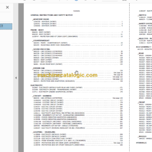 Manitou MLT 845 H TURBO LSU S2 E2 PARTS CATALOGUE