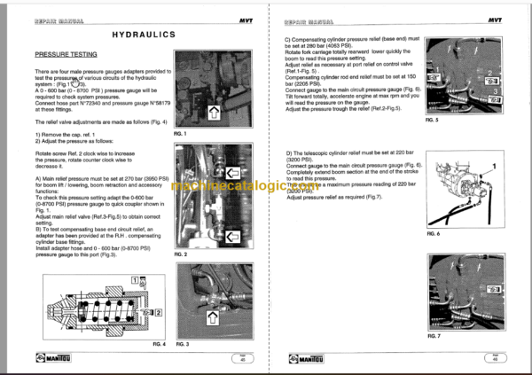 Manitou MVT 1340 L REPAIR MANUAL