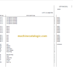MANITOU 9300 Series Parts Manual