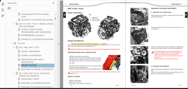 MHT- X 10180 129M ST3A S1 REPAIR MANUAL