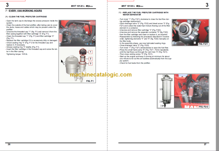 MHT10120 M SERIES E3 OPERATOR SERVICE MANUAL