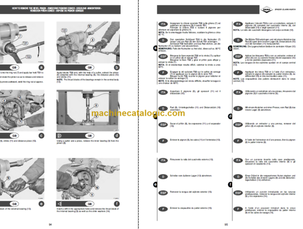 Manitou MRT 2540 MS REPAIR MANUAL FR-EN-ES