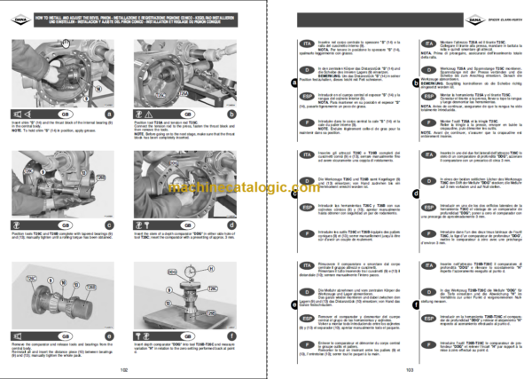 Manitou MRT 2540 MS REPAIR MANUAL FR-EN-ES