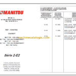 Manitou MLT 735 120 LSU Parts Catalogue