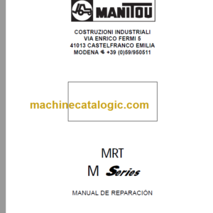 Manitou MRT M Series ES MANUAL DE REPARACIÓN