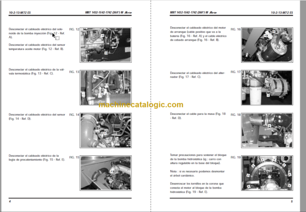 Manitou MRT M Series ES MANUAL DE REPARACIÓN