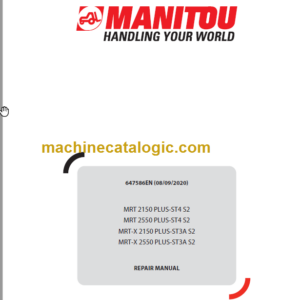 Manitou MRT-X 2550 PLUS-ST3A S2 REPAIR MANUAL