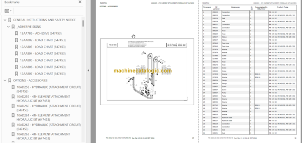 MANITOU ME 418 S2 PARTS CATALOGUE