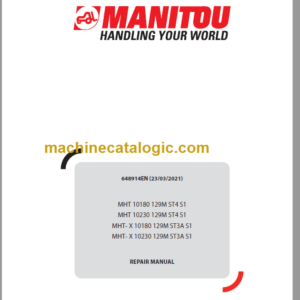 MHT- X 10230 129M ST3A S1 REPAIR MANUAL