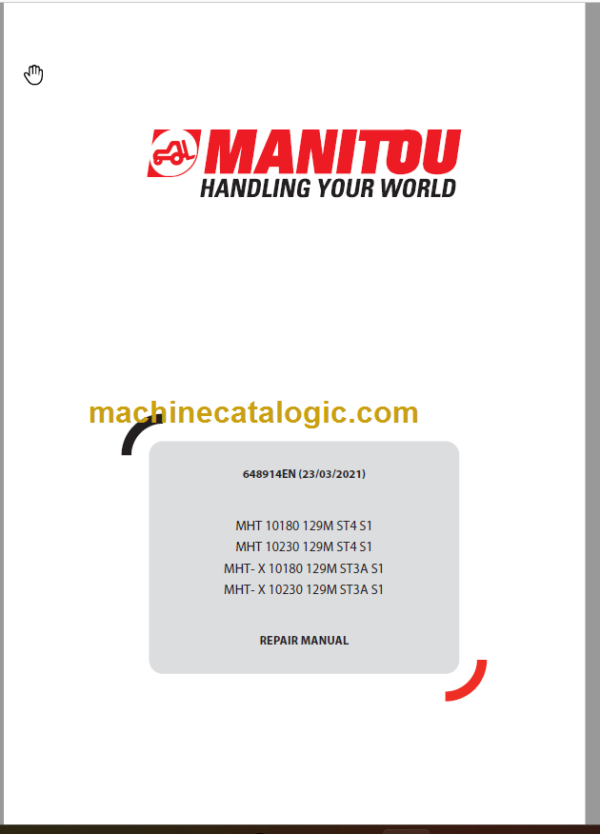 MHT- X 10230 129M ST3A S1 REPAIR MANUAL