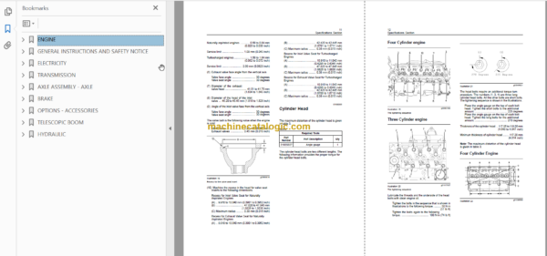 Manitou MRT 1432-1635 M Series REPAIR MANUAL