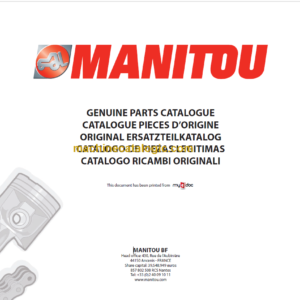 MANITOU ME 420 S2 PARTS CATALOGUE