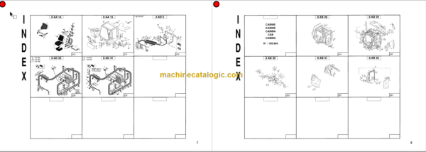 MANITOU MA 460 PARTS MANUAL