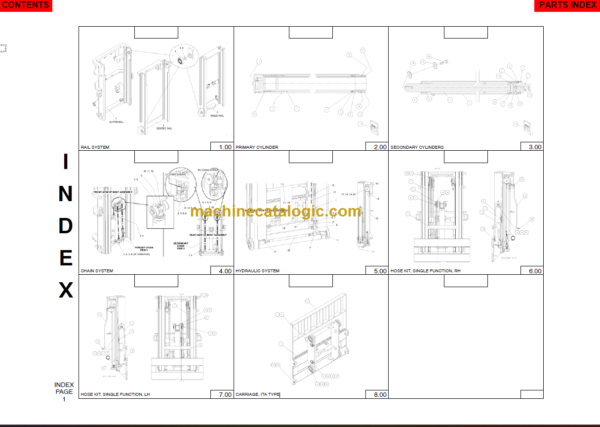 MANITOU 804866 Series Parts Manual