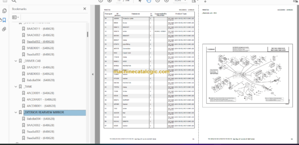 Manitou MLT 845 120 H S4 E3 PARTS CATALOGUE