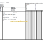 MANITOU MA 460 PARTS MANUAL