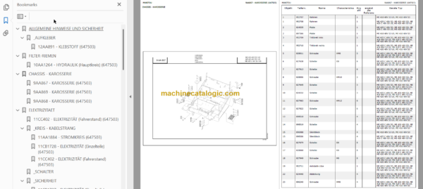 MANITOU ME 425C 48V S3-US PARTS CATALOGUE