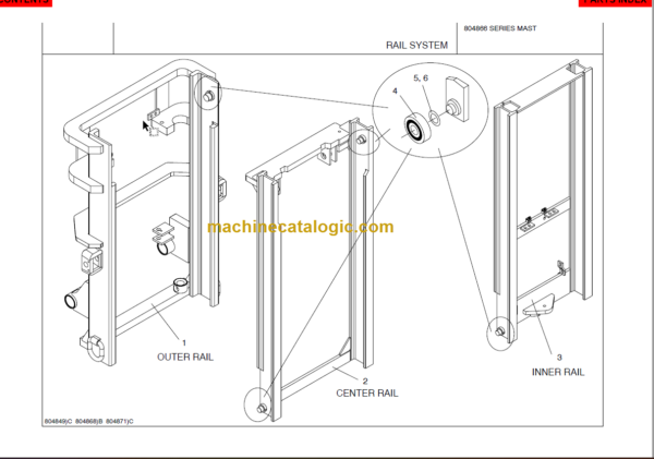 MANITOU 804866 Series Parts Manual