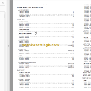 Manitou MLT-X 845 120 H S4 E3 PARTS CATALOGUE