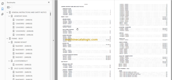 Manitou MLT-X 845 120 H S4 E3 PARTS CATALOGUE