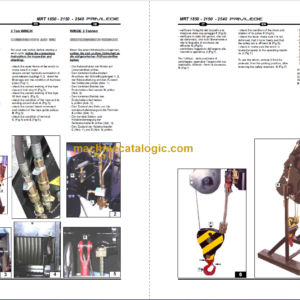 Manitou MRT 2150 PRIVILEGE E3 CRANE OPERATION MANUAL