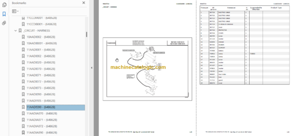 Manitou MLT-X 845 120 H S4 E3 PARTS CATALOGUE