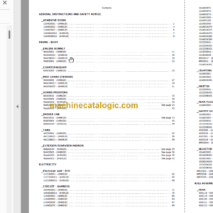 Manitou MLT-X 845 S4 E3 PARTS CATALOGUE