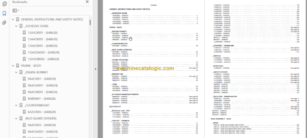 Manitou MLT-X 845 S4 E3 PARTS CATALOGUE