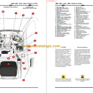 Manitou MRT 1850 E3 OPERATOR SERVICE MANUAL