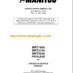 Manitou MRT 2150 E3 OPERATOR SERVICE MANUAL