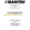 Manitou MLT 735 120 LSU S6-E3 Operator Manual