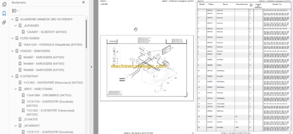 MANITOU ME 425C 48V S3-US PARTS CATALOGUE