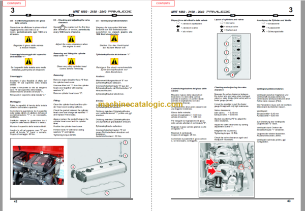 Manitou MRT 2150 E3 OPERATOR SERVICE MANUAL