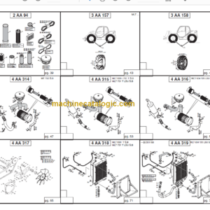 Manitou MLT 630 Turbo PARTS MANUAL