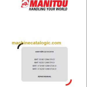 MHT 10180 129M ST4 S1 REPAIR MANUAL