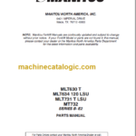 Manitou MLT 634 120 LSU PARTS MANUAL