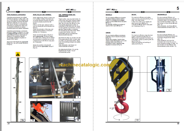 Manitou MRT 2150 M SERIES E2 CRANE OPERATION MANUAL