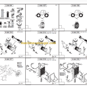 Manitou MLT 634 PARTS MANUAL