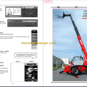 Manitou MRT 1850 PRIVILEGE E3 SERVICE MANUAL